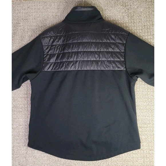 VARLEY Balfern Quilted Shell Jacket Sz XL Black Puffer Soft Shell - Picture 10 of 13
